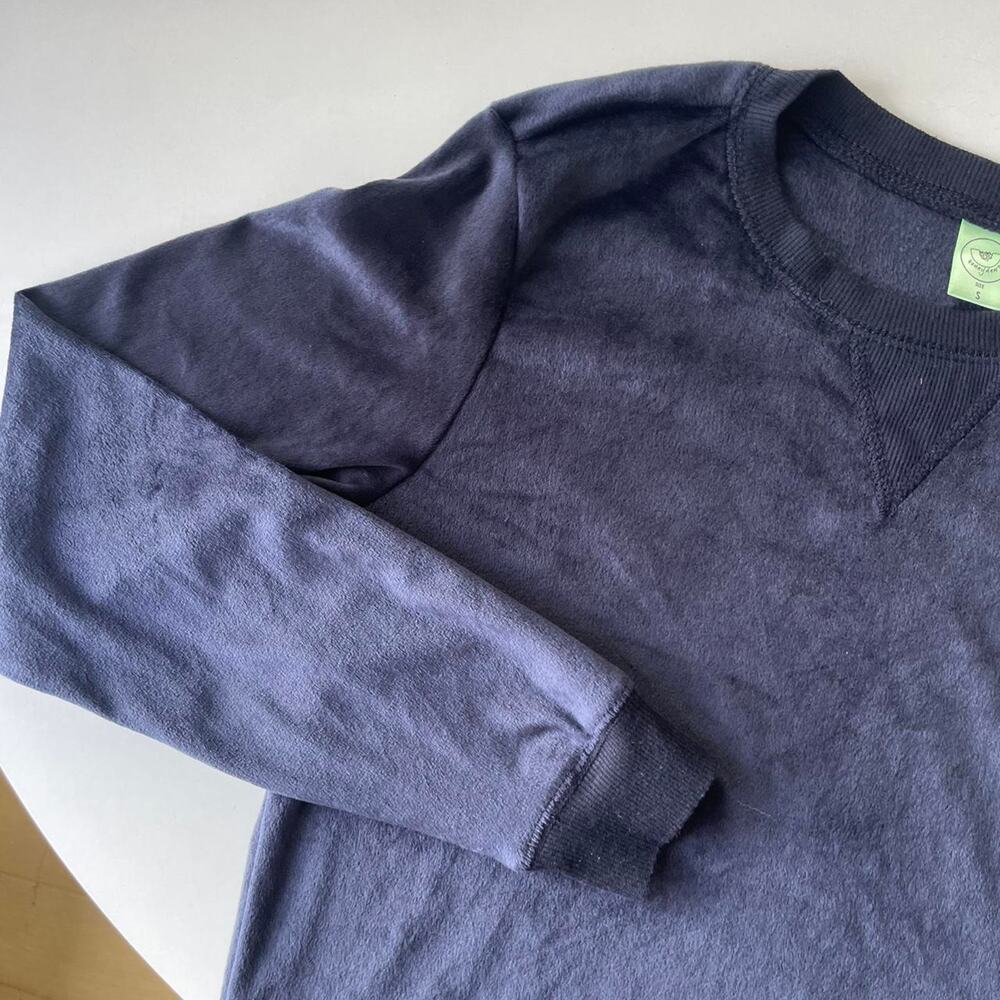 Honeydew velour velvet pullover crewneck - Picture 2 of 4